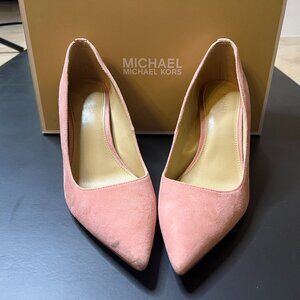 Michael Kors Pink Suede Pumps — Size 6.5